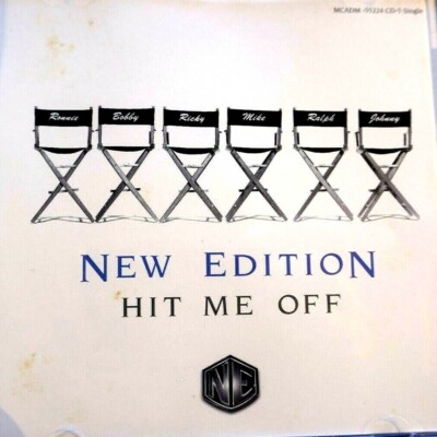 New Edition - Hit Me Off  - CD, VG