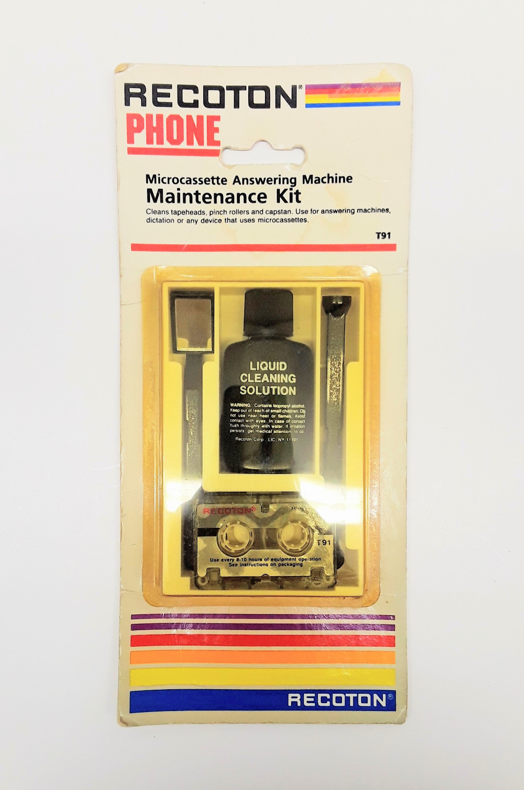 Recoton T91 Phone Microcassette Answering Machine Maintenance Kit