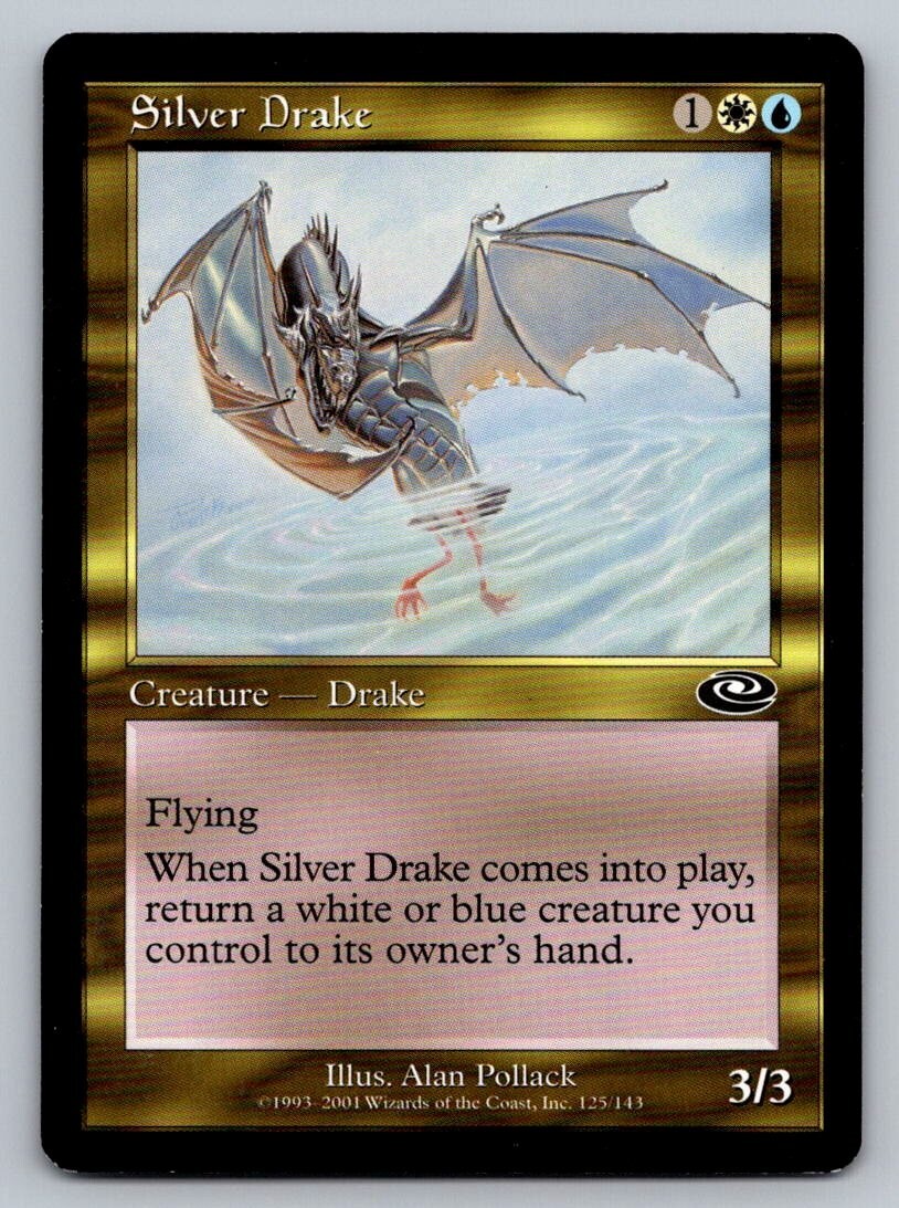 MTG Magic: The Gathering Planeshift Silver Drake 125/143 LP | eBay