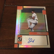 2022 DONRUSS SIGNATURE SERIES CAMILO DOVAL SAN FRANCISCO  GIANTS #SS-CD