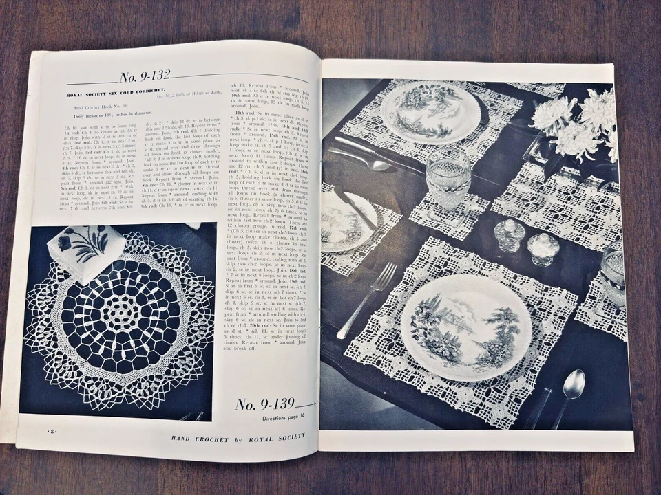 Lot of 4 Coats & Clark Star Books Doilies Edging Doily Vintage Crochet Crafts - Image 4 of 4