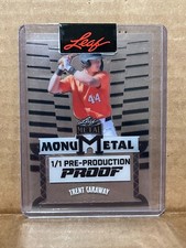 Trent Caraway 2024 Leaf Metal Baseball 1/1 Pre Production Proof