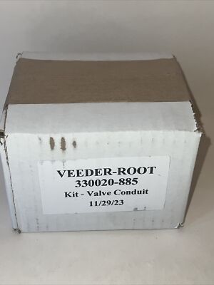 VEEDER ROOT 330020-885 Valve Conduit Kit. New & Free Shipping Sealed Box.