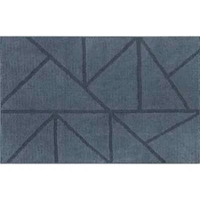 Origin 21 Blue Indoor Geometric Throw Rug 2'x 3'