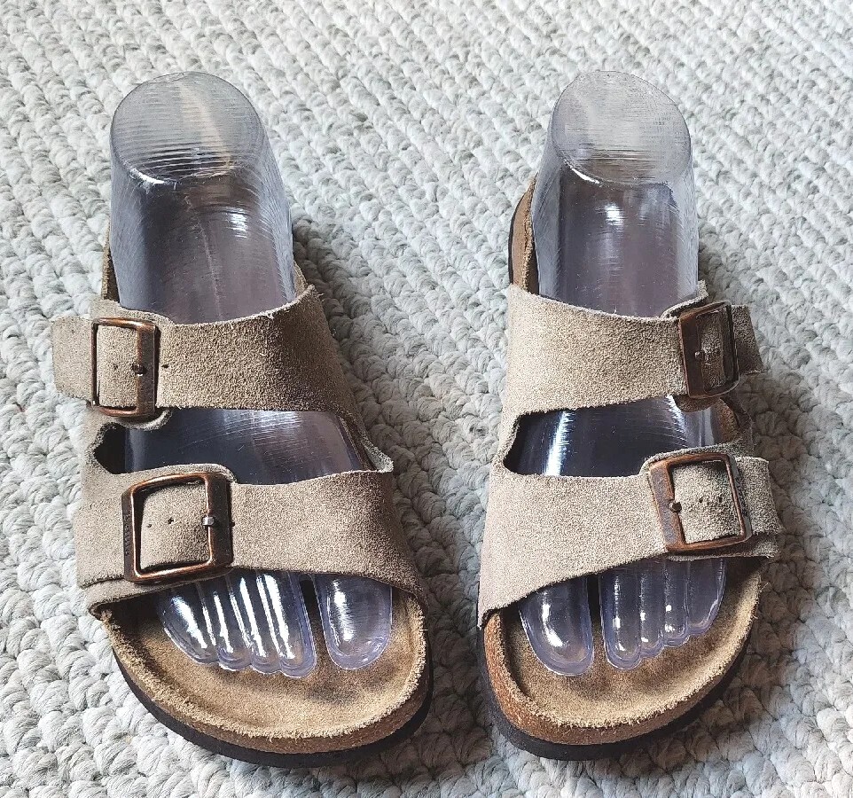 Betula Birkenstock Brown/Tan Suede Double Strap Sandals Sz 41 (M 8/8.5W 10/10.5) Mens Betula Sandals for Sale up to 90% Off: Poshmark main image 2