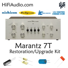 Marantz model 7T preamp capacitor restoration recap repair upgrade rebuild kit
