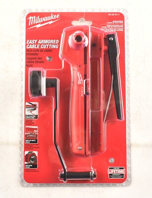 *Milwaukee 48-22-6111 Armored Cable Cutter w/ Self Adjusting Armor Clamp