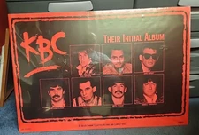 1986 KBC BAND Promo Poster JEFFERSON AIRPLANE STARSHIP Shrink Wrapped 36x24