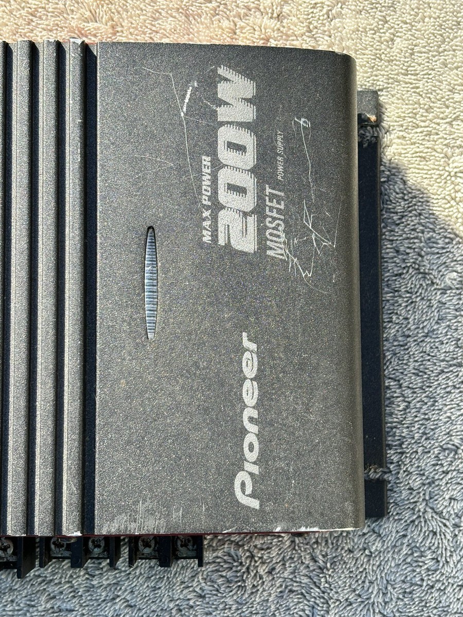 Pioneer GM-X262 Bridgeable 2-Channel Power Amplifier 80W x 2/200W