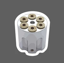 Revolver Cylinder Sticker 6 Waterproof Western Country Gift NEW