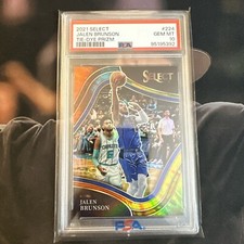 Jalen Brunson 2021 Select Courtside Tie Dye /25 PSA 10 POP 3!!
