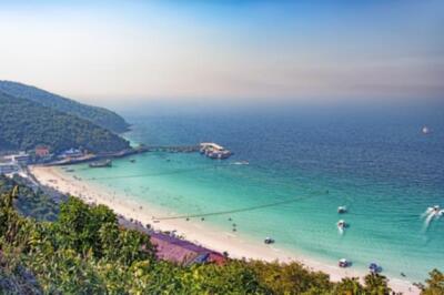 Wandbild: Insel Koh Larn in der Nähe der Stadt Pattaya in Thailand (97521900)