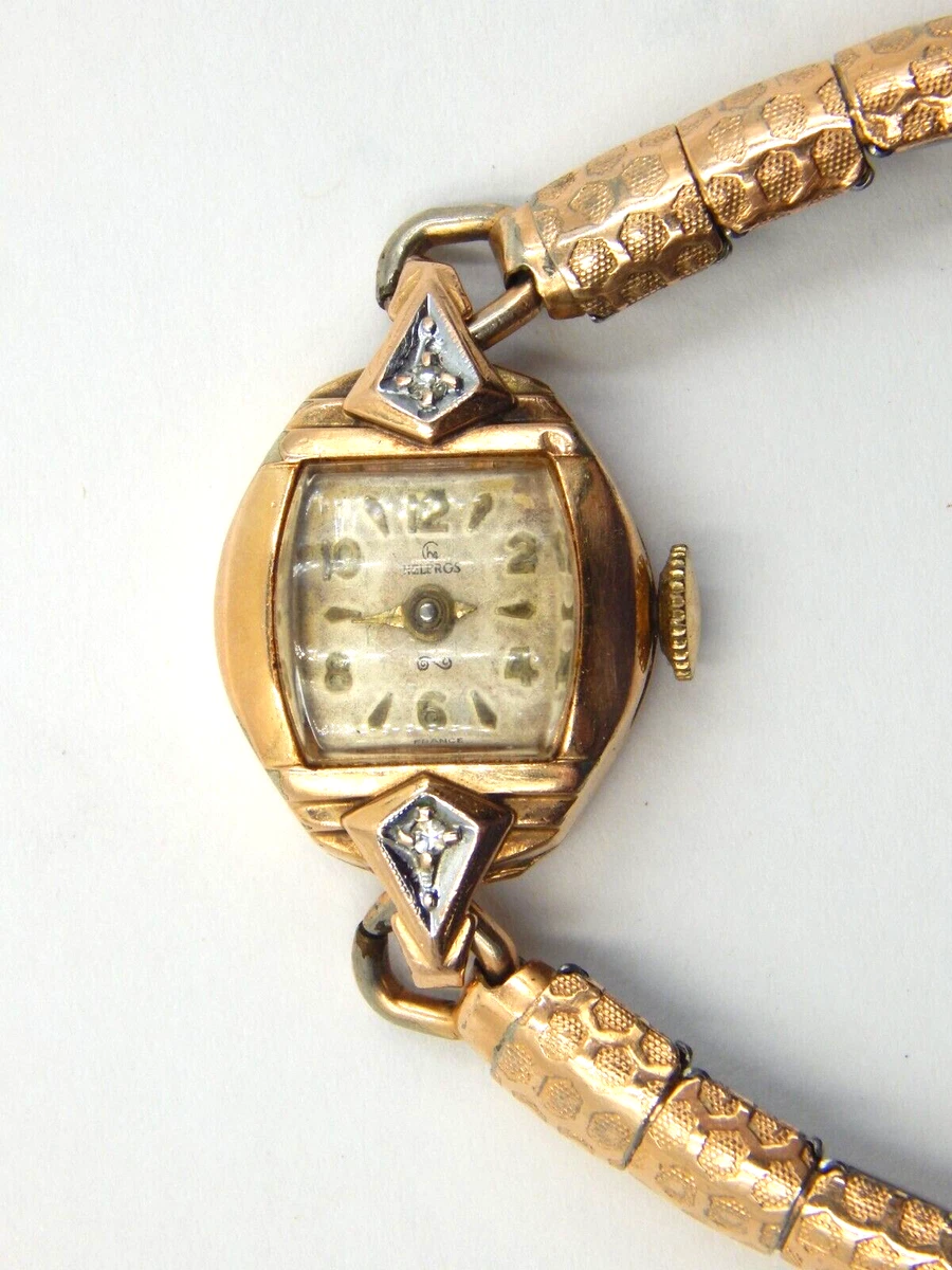Vintage helbros ladies wrist cheap watch