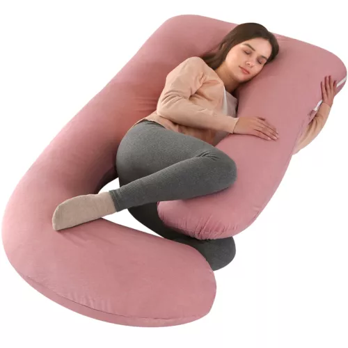 Pregnancy Pillow Full Body Maternity Women U/J-Shape Side Sleeper Support Pillow - Picture 119 of 129