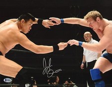 Josh Barnett Signed 11x14 Photo BAS  COA UFC Pride FC New Japan Pro Wrestling A