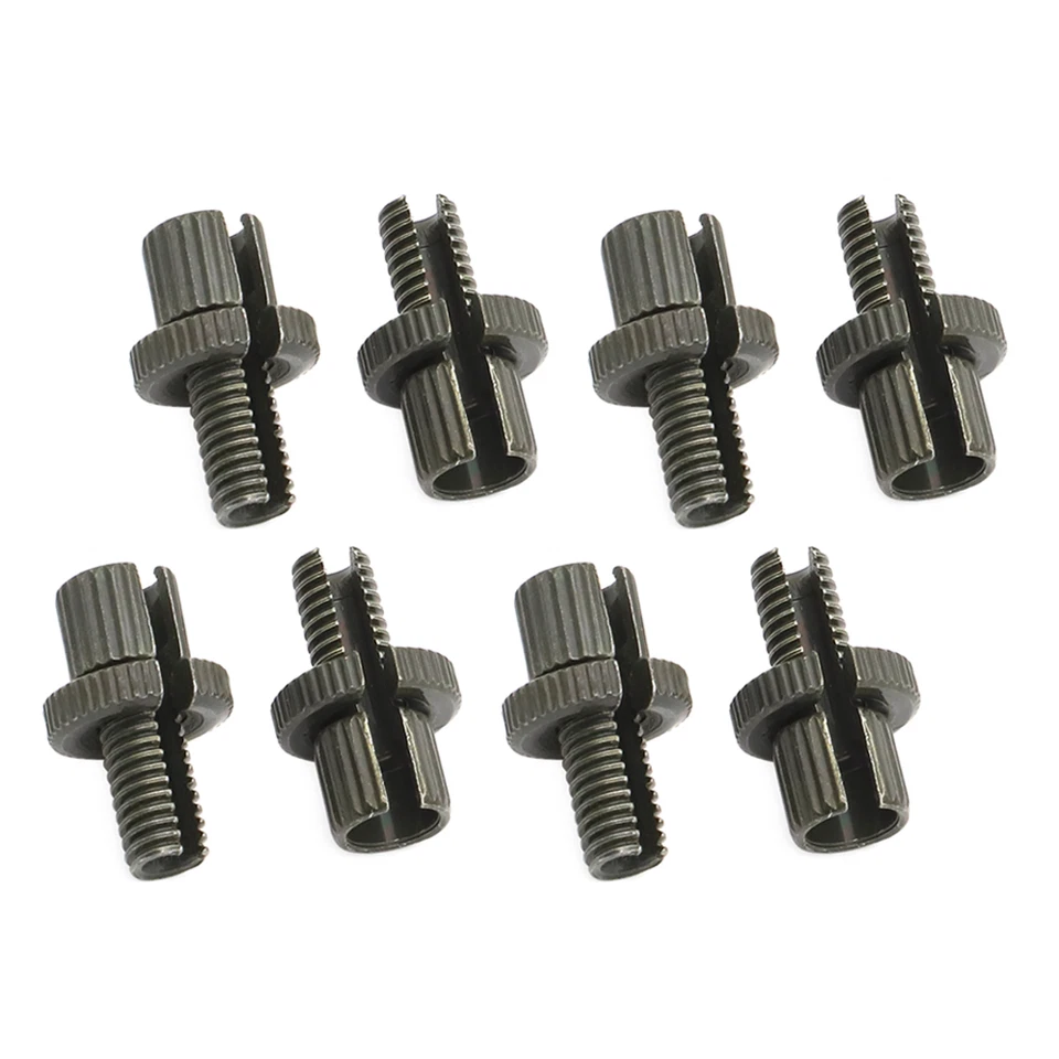 Ajustador de cable de embrague de freno 8 mm con tuerca de ajuste para Honda Yamaha Kawasaki Foto 2 de 4