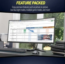 2 Deco Gear Ultrawide VIEW101 35 inch IPS LED Monitor