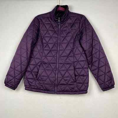 Gerry Women's Size S Purple Quilted Puffer Ski Full Zip Jacket Coat