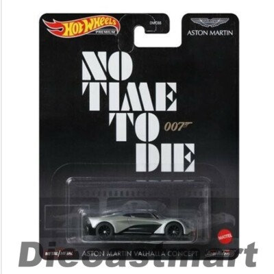 Hot Wheels 1:64 Aston Martin Valhalla Concept 007 No Time to Die GRL79 Model Car