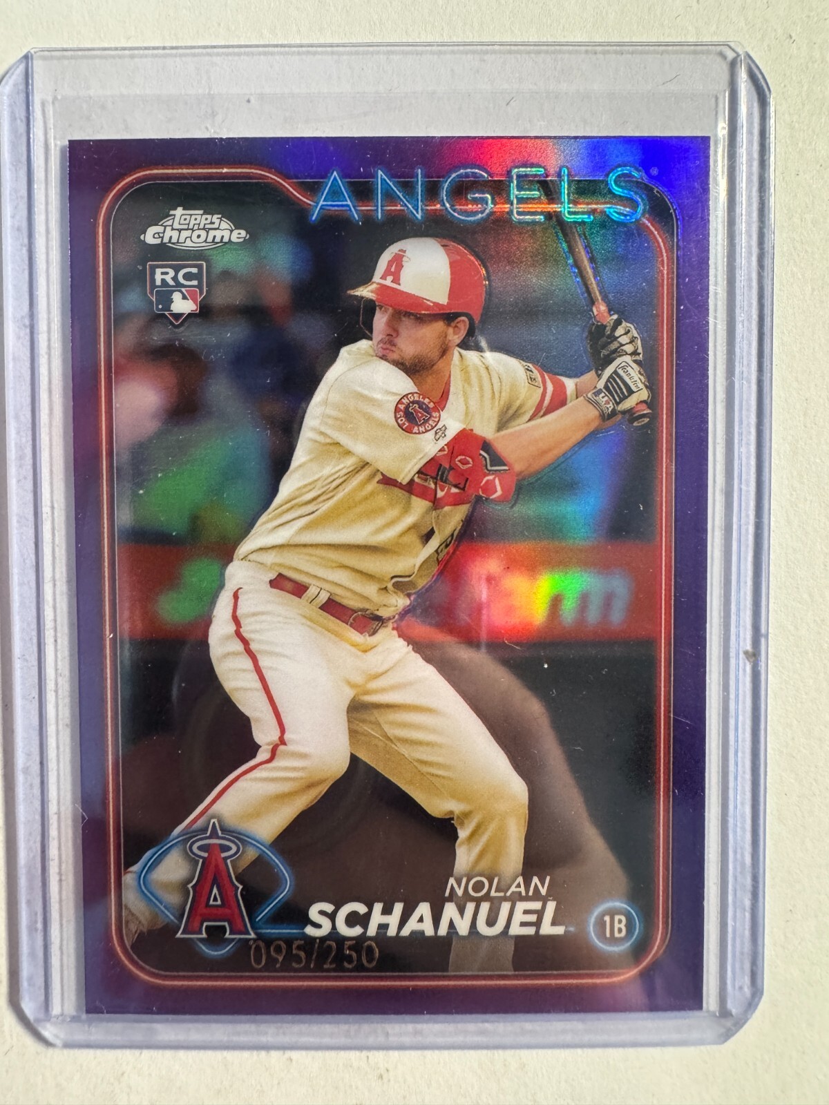 K298,070 - 2024 Topps Chrome Purple Refractors #274 Nolan Schanuel #/250