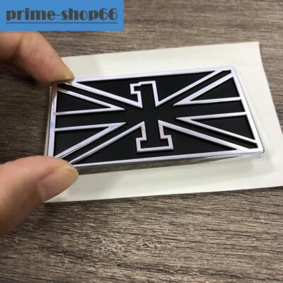 #ad Chrome 1x For Bentle 6.0T W12 GT First Edition Britain Flag Badge Emblem ABS $88.00