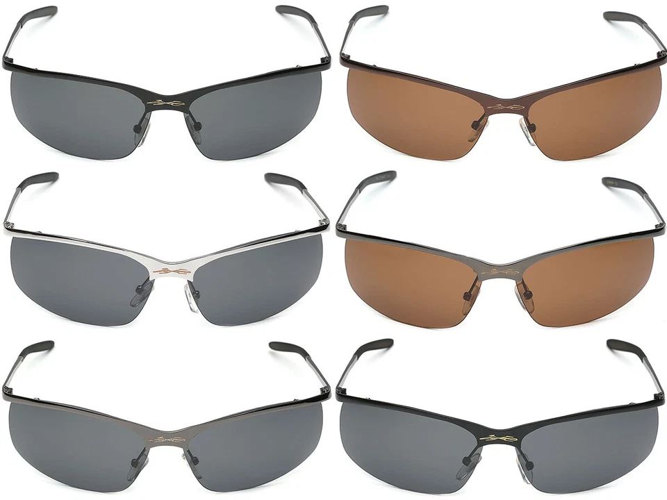 Gafas de sol polarizadas con marco de metal para hombres pesca conducción deportes se adaptan a todas las nuevas Foto 3 de 4