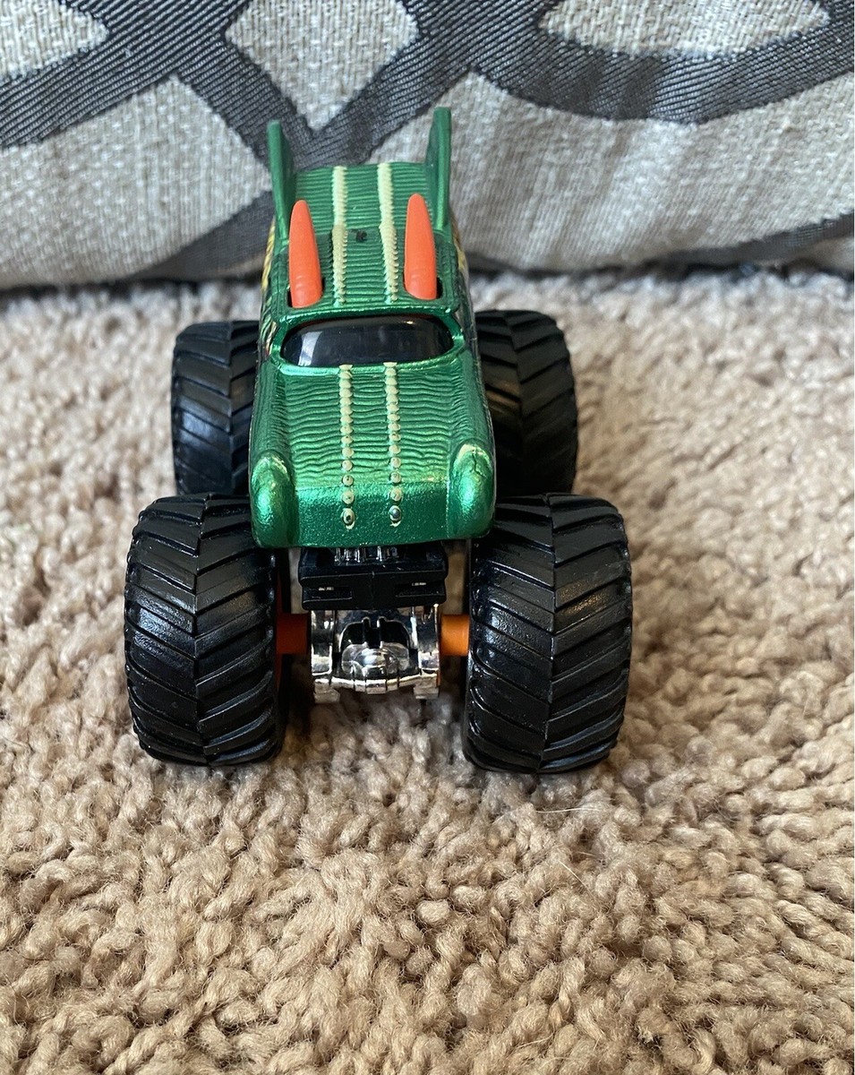 Hot wheels Monster jam Dragon 1:64 Green Orange Horns Truck | eBay