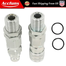 Hyd.Quick-Connect Coupler KV13884 AT312877 For John Deere 35G 50C 260 325 CT332