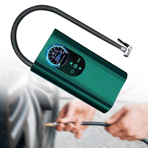 Portable Air Compressor DC 12V Handheld Bike Pump for Bicycle Bike Ball - Picture 2 of 7