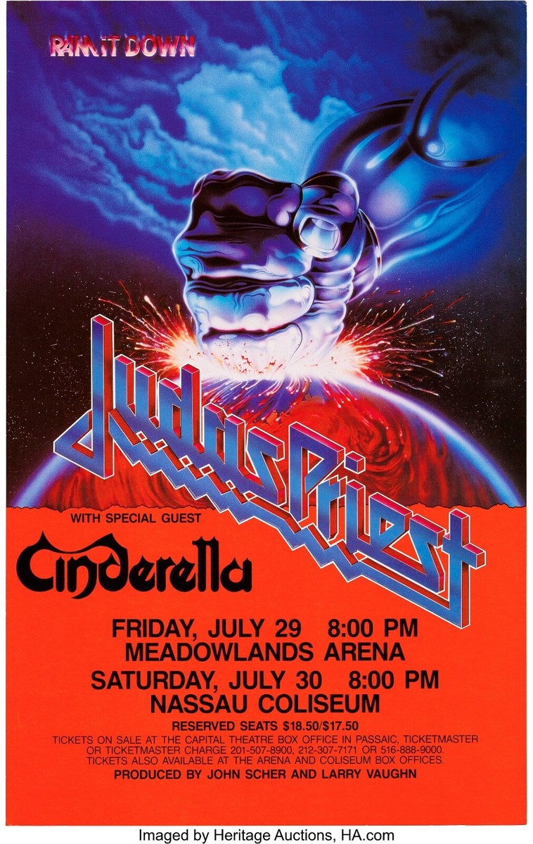 1988 JUDAS PRIEST concert Poster Wall Art Print size 11X17in