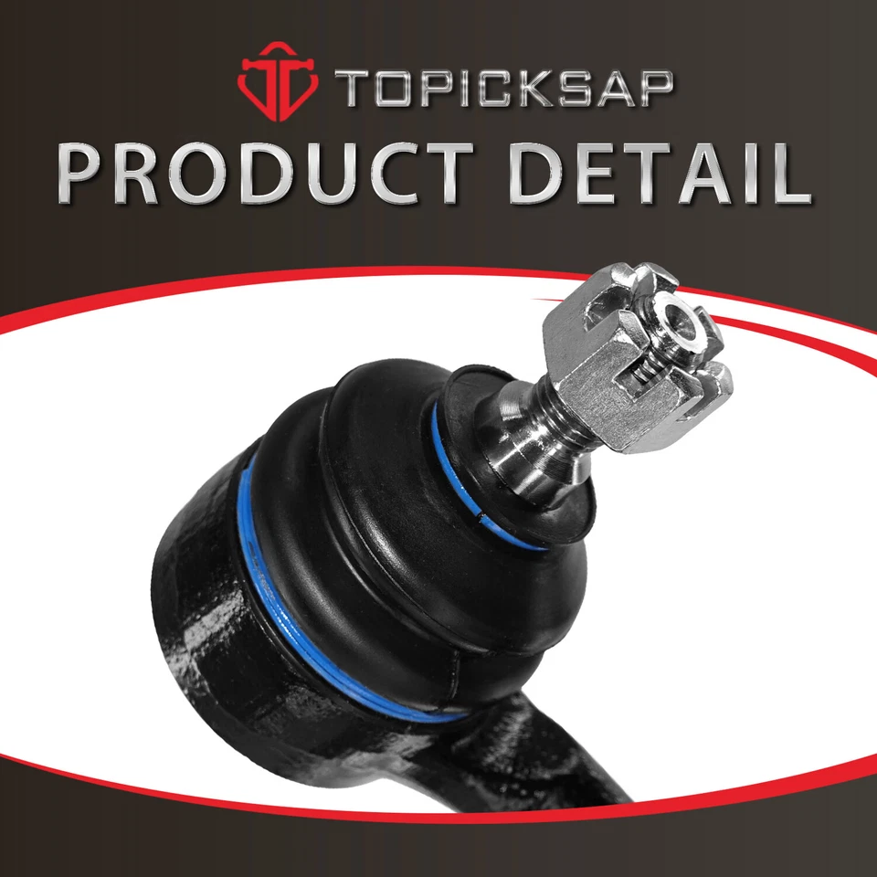 10 rótulas de brazo de control inferior del lado del conductor delantero del pasajero para Kia Rio 2012-17 Foto 4 de 4