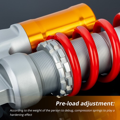 STONEDER Lot De 4 Housses Protection Amortisseurs 350 Mm - Compatibles TRX450R, YFZ450, LTZ400, KFX400 Et Plus