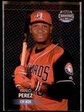 2017 Choice Hickory Crawdads Yanio Perez Hickory Crawdads #17