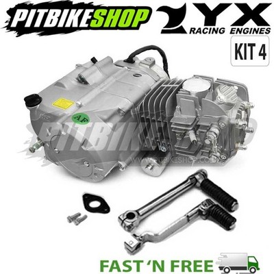 YX140 Pit Bike Motor Elektrostart Halbautomatik 1P56FMJ 140cc 30mm Hi Flow Ansaugung