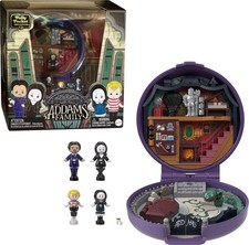 Polly Pocket Collector Playset, The Addams Family Compact with 4 Multicolor