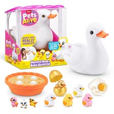 Pets Alive Mommy Duck  Baby Surprise by ZURU Nurturing Play Surprise Hatching