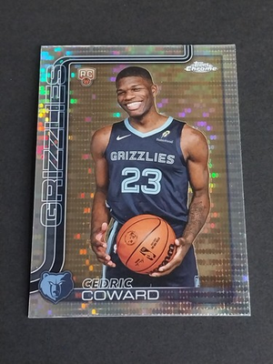 #ad CEDRIC COWARD RC 2025 Topps Chrome Basketball Pulsar Refractor #261 NBA Rookie $7.99