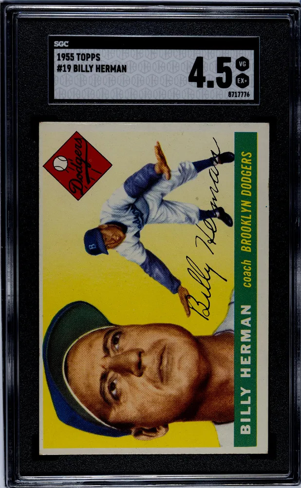 1955 Topps Billy Herman #19 SGC 4.5