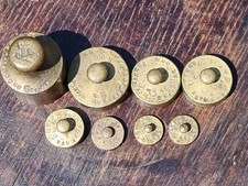 KONVOLUT alt antik Gewichte Messing Frankreich SEHR VIELE MARKEN PUNZEN Sammlung
