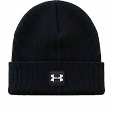 Under Armour Men's Solid Beanie Hat, Black One Size Fall/Winter Outdoor NEW