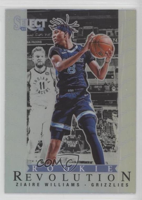 2021-22 Panini Select Rookie Revolution Silver Prizm Ziaire Williams #27 RC 12ka