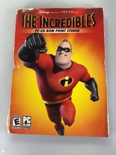 Incredibles PC-CD Rom Print Studio by Pixar CD-ROM, 2006 NEW SEALED