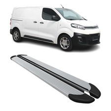 Seitenschweller Trittbretter Schweller für Citroen Jumpy 2016-2026 L2 L3 Alu