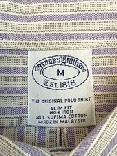 Brooks Brothers Slim Fit Original Polo Shirt Non  Iron Men  s Medium Supima Cotton