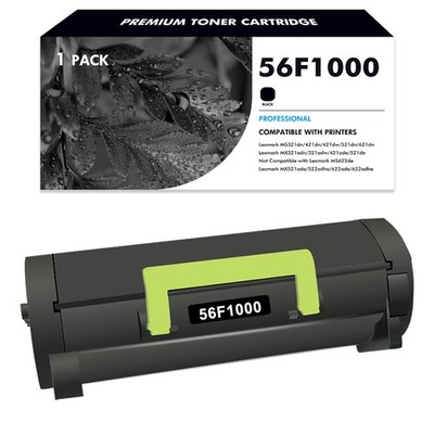 Compatible with Lexmark 56F1000 Toner Cartridge MS321 MS421 MX321 MX421 [6K]