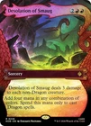 MTG FOIL Desolation of Smaug Borderless  Showcase - The Hobbit #226