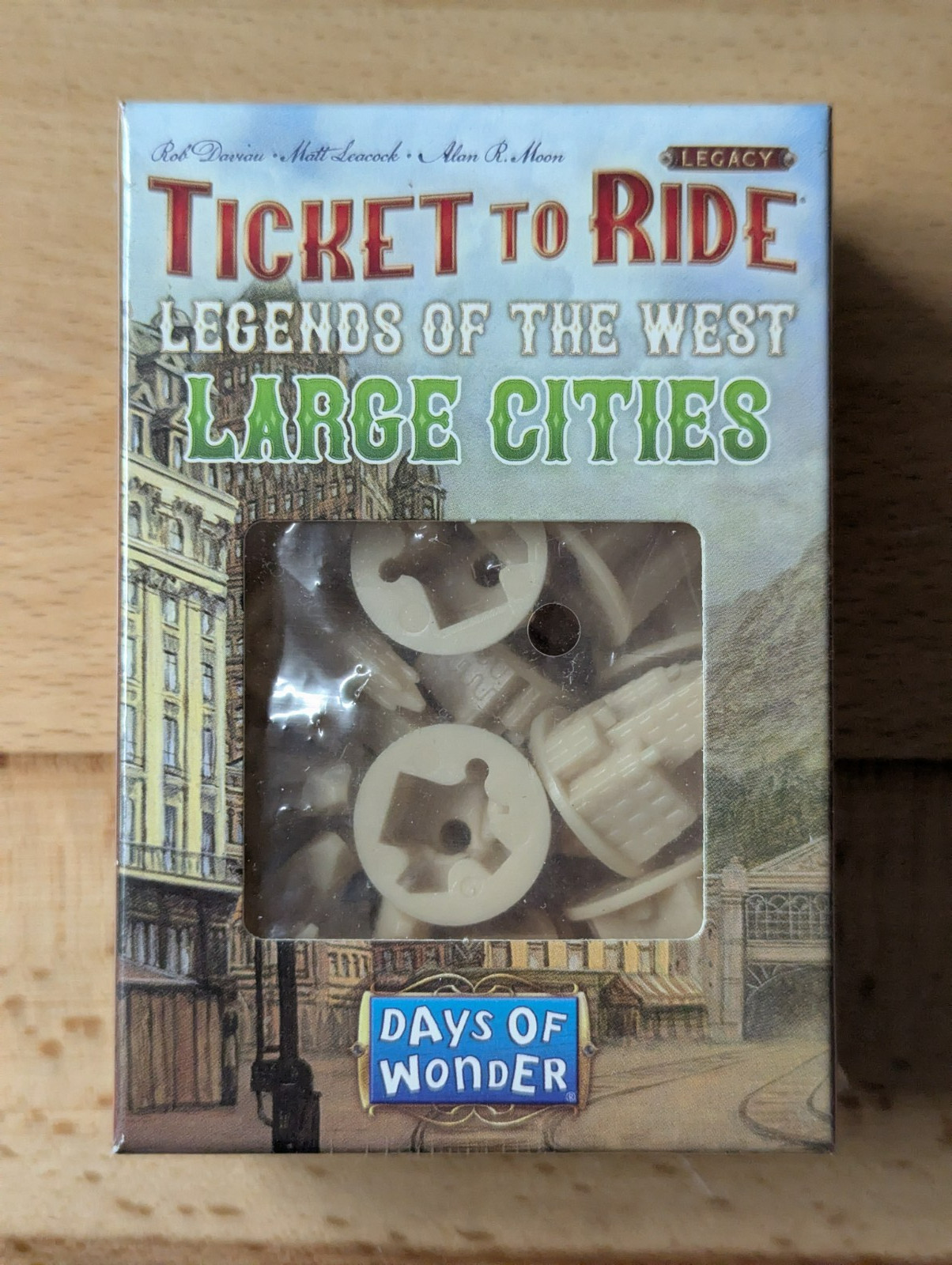 Ticket to Ride Legacy Legends of the West Large Cities Promo NEW