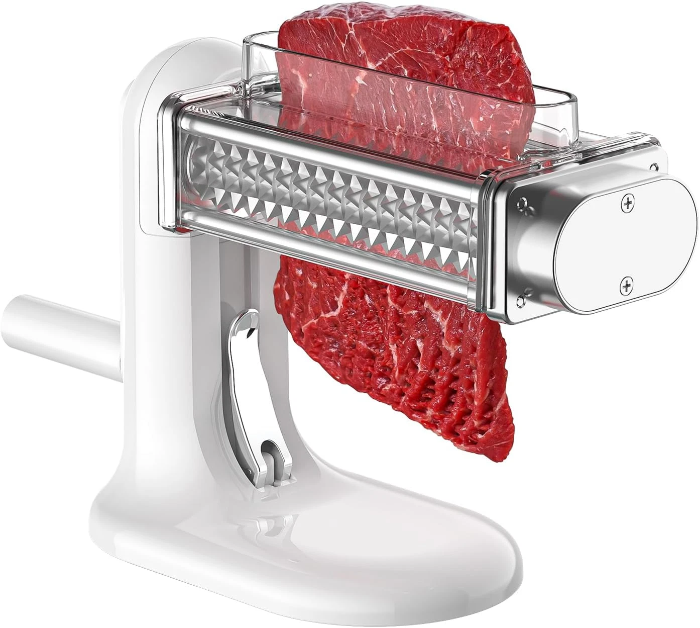 Manual Meat Tenderizer Tool, Meat Tenderizer Machine with Stainless Steel Gear,
Opens in a new windo