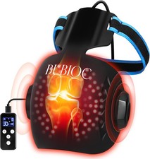 Red Light Therapy for Knee Pain Relief,Vibration Knee Massager with 660nm 850nm,