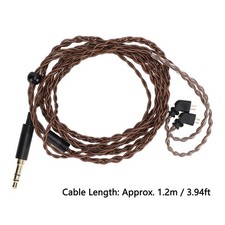 2 Pin 0.78mm Earphone Cable Clear Sound Free 3.5mm Plug Earbuds Upgrade